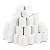 Iconex Direct Thermal Printing Thermal Paper Rolls, 3.13" x 230 ft, White, 50/Carton (90780565)