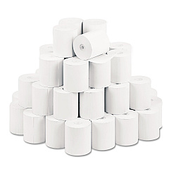 Iconex Direct Thermal Printing Thermal Paper Rolls, 3.13" x 230 ft, White, 50/Carton (90780565)