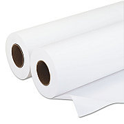Iconex Amerigo Wide-Format Paper, 3" Core, 20 lb Bond Weight, 18" x 500 ft, Smooth White, 2/Pack (ICX90750200)