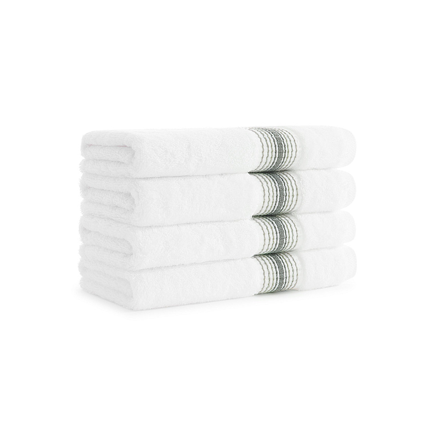 Aston & Arden Turkish Striped Hand Towel 18x32 Sage, Pack Of 4 (PNP-HT-STT1832-54SGE)