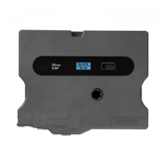 Brother TX Tape Cartridge for PT-8000, PT-PC, PT-30/35, 1" x 50 ft, Black on Blue (TX5511)