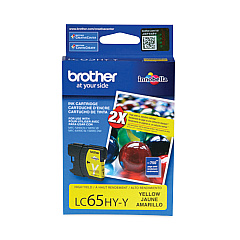 Brother LC65HYY Innobella High-Yield Ink, 750 Page-Yield, Yellow