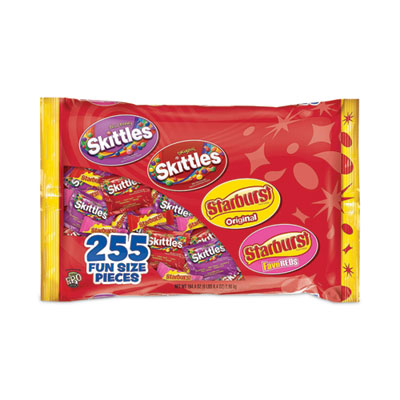 Skittles and Starburst Fun Size Variety Pack, 6 lb 8.4 oz Bag (GRR22000768)