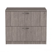 Alera Valencia Series Lateral File, 2 Legal/Letter-Size File Drawers, Gray, 34" x 22.75" x 29.5" (VA513622GY)