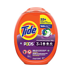 Tide Pods, Spring Meadow, 112 Pods/Tub, 4 Tubs/Carton (PGC03250)