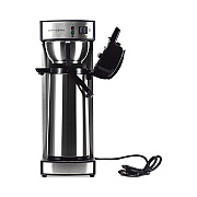 Coffee Pro Air Pot Brewer, 75 oz, 8.75 x 14.75 x 21.25, Stainless Steel (CPRLA)