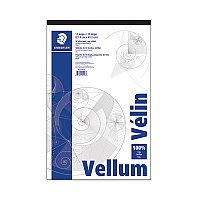Staedtler Mars Translucent Vellum Art and Drafting Paper, 16 lb Bristol Weight, 11 x 17, Translucent, 50/Pad (STD9461117P)