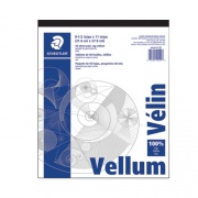 Staedtler Mars Translucent Vellum Art and Drafting Paper, 16 lb Bristol Weight, 8.5 x 11, 50/Pad (946811P)