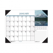 House of Doolittle Earthscapes Scenic Desk Pad Calendar, Scenic Photos, 22 x 17, White Sheets, Black Binding/Corners,12-Month (Jan-Dec): 2023 (147)