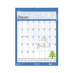House of Doolittle Recycled Seasonal Wall Calendar, Illustrated Seasons Artwork, 12 x 16.5, 12-Month (Jan to Dec): 2026 (339)
