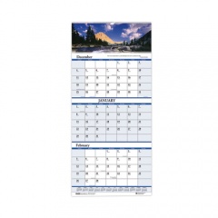 House of Doolittle Earthscapes Recycled 3-Month Vertical Wall Calendar, Scenic Photography, 8 x 17, White Sheets, 14-Month (Dec-Jan): 2022-2024 (3636)