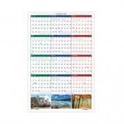 House of Doolittle Earthscapes Recycled Reversible/Erasable Yearly Wall Calendar, Nature Photos, 18 x 24, White Sheets, 12-Month (Jan-Dec): 2023 (3930)