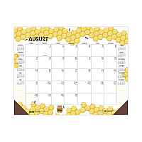 House of Doolittle Academic Year Recycled Honeycomb Desk Pad Calendar, 22 x 17, White/Multicolor Sheets, 12-Month (Aug to July): 2025 to 2026 (1565)