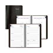Blueline Academic Weekly/Monthly Planner, 8 x 5, Black Cover, 13-Month (Jul to Aug): 2023 to 2024 (CA101BLK)