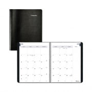 Blueline Academic Monthly Planner, 11 x 8.5, Black Cover, 14-Month (July to Aug): 2023 to 2024 (CA701BLK)