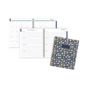 Cambridge Precious Weekly/Monthly Planner, Precious Floral Artwork, 11 x 8.5, Blue/Green/Pink Cover, 12-Month (Jan to Dec): 2023 (1635905)