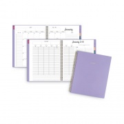 AT-A-GLANCE Harmony Weekly/Monthly Poly Planner, 11 x 8.5, Lilac Cover, 13-Month (Jan to Jan): 2023 to 2024 (109990519)
