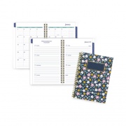 Cambridge Precious Weekly/Monthly Planner, Precious Floral Artwork, 8.5 x 5.5, Blue/Green/Pink Cover, 12-Month (Jan to Dec): 2023 (1635200)