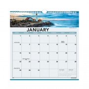 AT-A-GLANCE Landscape Monthly Wall Calendar, Landscapes Photography, 12 x 12, White/Multicolor Sheets, 12-Month (Jan to Dec): 2023 (88200)
