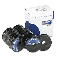 Printronix 179499001 Ribbon, Black, 6/Box