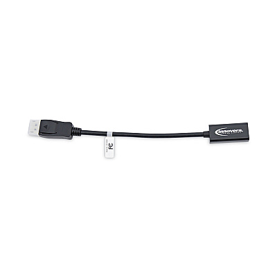 Innovera DisplayPort-HDMI Adapter, 0.65 ft, Black (IVR30042)