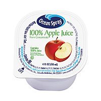 Ocean Spray 100% Juice, Apple, 4 oz Cup, 48/Box (GRR30700002)