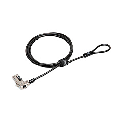 AbilityOne 5340016952546, SKILCRAFT Kensington Laptop/Tablet Combination Computer Lock, 6 ft Carbon Steel Cable, Black (NSN6952557)