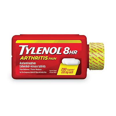 Tylenol 8-Hour Arthritis Pain Extended Release Tablets, 650 mg, 290/Bottle (GRR22000640)