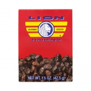 Lion California Seedless Raisins, 1.5 oz Box, 6/Pack, Ships in 1-3 Business Days (30801001)