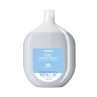 Method Gel Hand Wash Refill Tub, Sweet Water Scent, 34 oz, 4/Carton (378682)