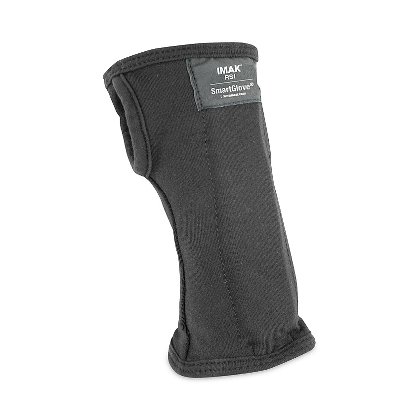 IMAK RSI SmartGlove Wrist Wrap, Small, Fits Hands Up to 3.25" Wide, Black (IMAA20125)
