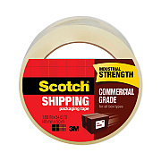 Scotch 3750 Commercial Grade Packaging Tape with ST-181 Pistol-Grip Dispenser, 3" Core, 1.88" x 54.6 yds, Clear, 36/Carton (MMM3750CS36ST)