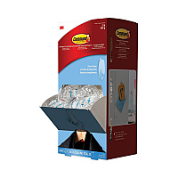 Command Clear Hooks and Strips, Medium, Plastic, 2 lb Capacity, 50 Hooks with 50 Adhesive Strips/Carton (MMM17091CLRCABP)