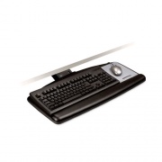 3M Sit/Stand Easy Adjust Keyboard Tray, Standard Platform, 25.5w x 12d, Black (AKT170LE)