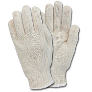 Safety Zone Economy Medium Weight String Knit Gloves, 7 Gauge, Cotton/polyester Blend, Reusable Work Gloves Or Insulated Liner, Womens, Natural, Bag Of 12 Pairs, Case Of 25 Bags (GSMW-WN-2C-NRB)