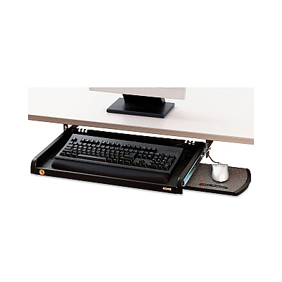3M Under Desk Keyboard Drawer, 23w x 14d, Black (MMMKD45)