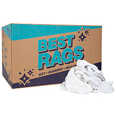 W69 Bar Mop Terry Wipers White 25lb Box (N-W69-25)