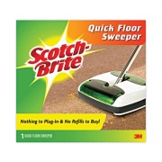 Scotch-Brite Quick Floor Sweeper, 42" Aluminum Handle, White/Gray/Green (M007CCW)