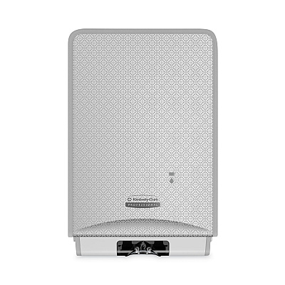Kimberly-Clark ICON Automatic Soap and Sanitizer Dispenser, 1.2 L, 8.06 x 14.18 x 4.75, Silver Mosaic (KCC53694)