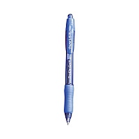 Paper Mate Profile Gel Pen, Retractable, Fine 0.5 mm, Blue Ink, Translucent Blue Barrel, Dozen (PAP2102130)