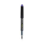 Pilot Varsity Fountain Pen, Medium 1 mm, Purple Ink, Gray Pattern Wrap (90008)