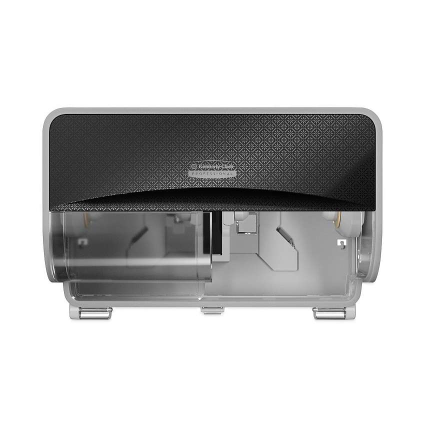 Kimberly-Clark ICON Coreless Standard Roll Toilet Paper Dispenser, 8.43 x 13 x 7.25, Black Mosaic (KCC58722)
