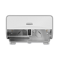 Kimberly-Clark ICON Coreless Standard Roll Toilet Paper Dispenser, 8.43 x 13 x 7.25, White Mosaic (KCC58712)