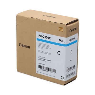 Canon 5267C001AA (PFI-2100) Ink, Cyan