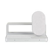 Kensington StudioCaddy with Qi Wireless Charging for Apple Devices, USB-A/USB-C, Silver (KMW59090)