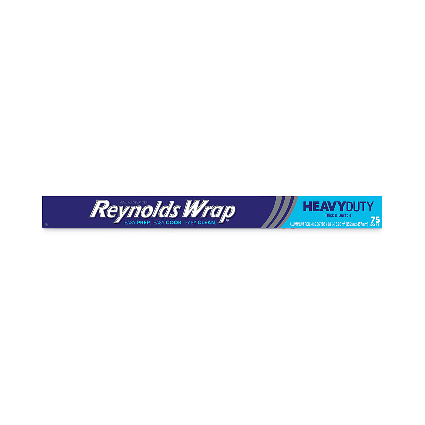 Reynolds Wrap Heavy Duty Aluminum Foil Roll, 18" x 75 ft, 20 Rolls/Carton (RFPF28028CT)