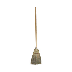 Boardwalk Warehouse Broom, Corn Fiber Bristles, 56" Overall Length, Natural, 12/Carton (BWK932CCT)