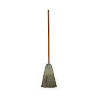 Boardwalk Warehouse Broom, Yucca Corn Fiber Bristles, 56" Overalll Length, Natural, 12/Carton (BWK932YCT)