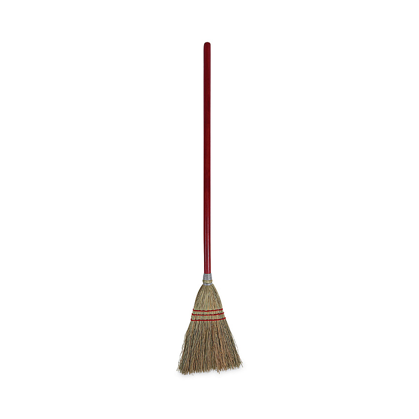 Boardwalk Corn Fiber Lobby/Toy Broom, Corn Fiber Bristles, 39" Overall Length, Red, 12/Carton (BWK951TCT)