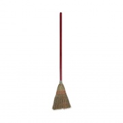 Boardwalk Corn Fiber Lobby/Toy Broom, Corn Fiber Bristles, 39" Overall Length, Red (951TEA)
